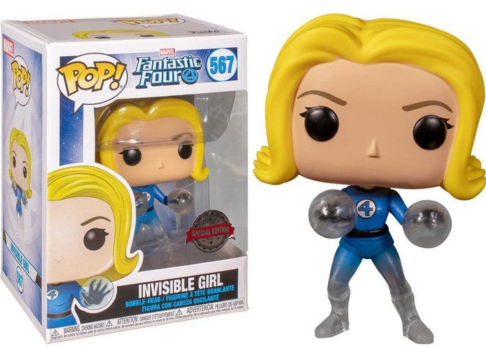 Funko Pop! Marvel Fantastic Four: Invisible Girl (Trl) (567) Special Edition Funko Pop! Marvel Fantastic Four: Invisible Girl (Trl) (567) Special Edition